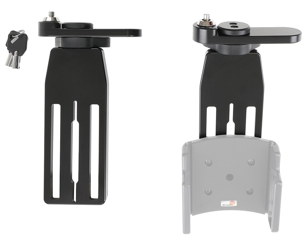 217200 Brodit Stützsystem mit Schloss für Smartphonehalterung mit Kugelgelenk (42x50mm) 2