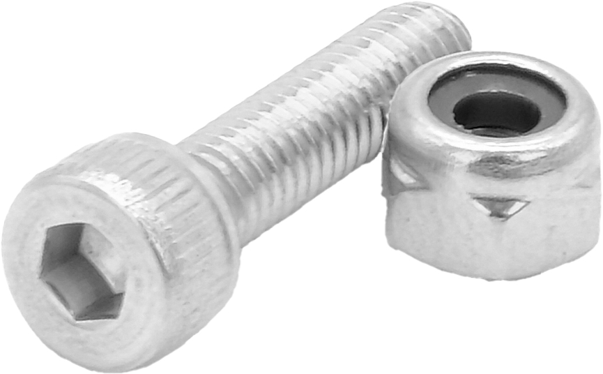 236709695837 Schrauben M4x16 mit selbstsichernden Muttern 4x 1