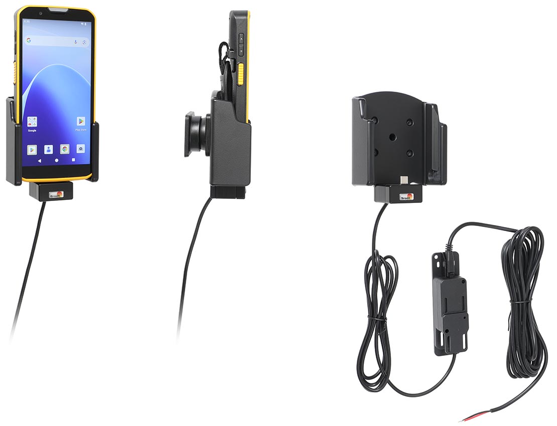 727436 Brodit Aktiv-Halterung für CipherLab RS38 - Festeinbau, USB-C 1