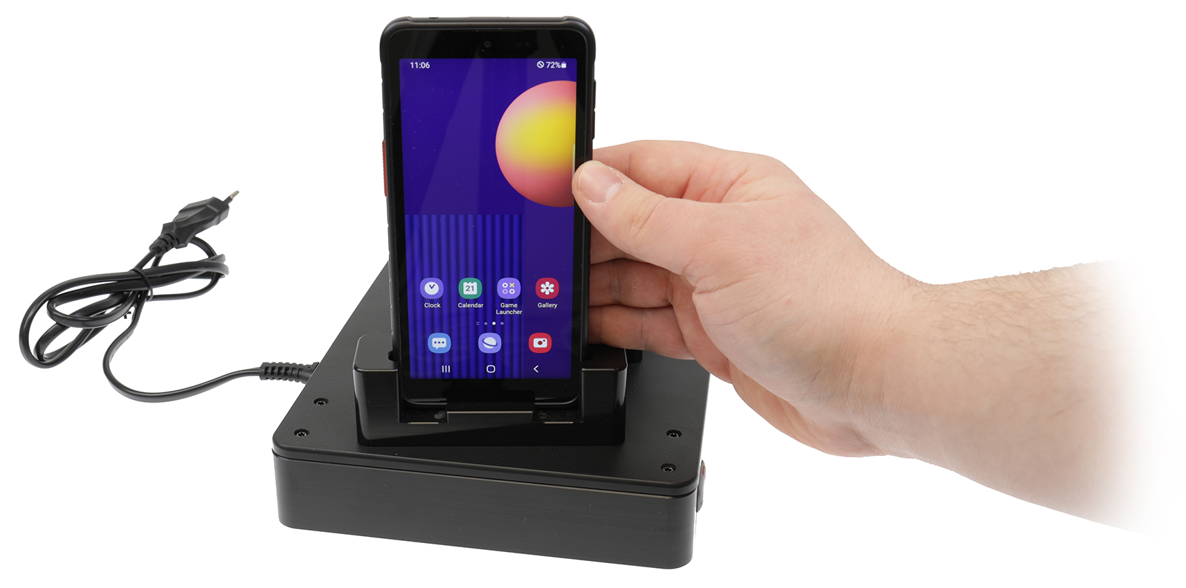 216369 Tisch Stand Multiladedock für Samsung Galaxy Xcover 5 3