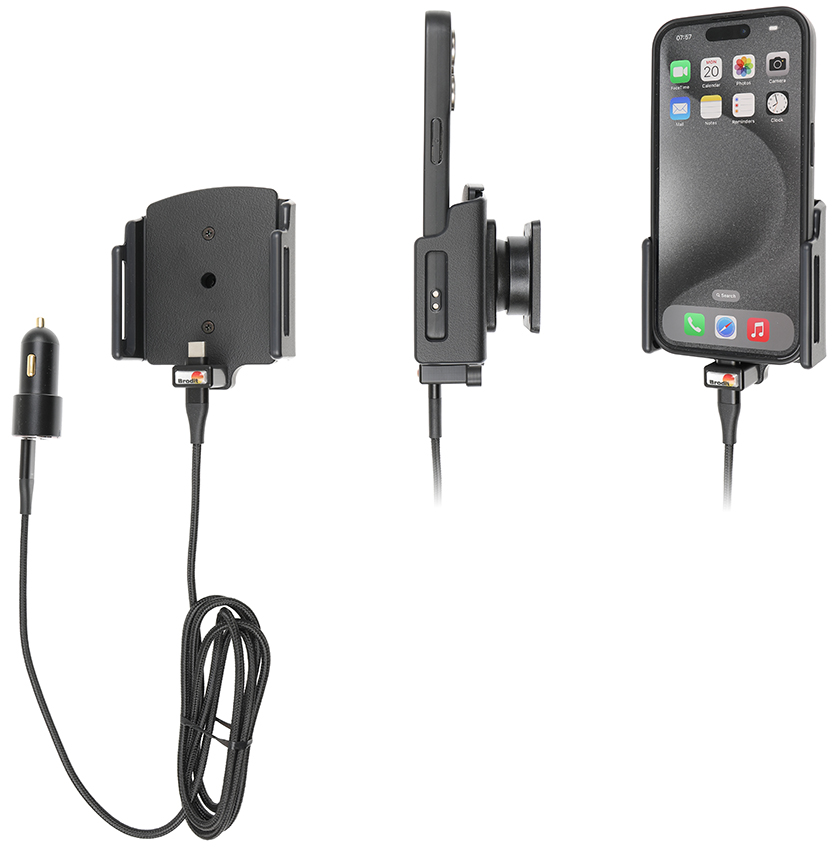 721376 Aktiv Halterung mit USB-Kabel und Zigg-Adapter - Apple iPhone 15 2
