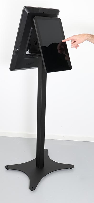 217212 Brodit doppelte Montageplatte, winkelig - für Monitore & Tablets, Modul 9