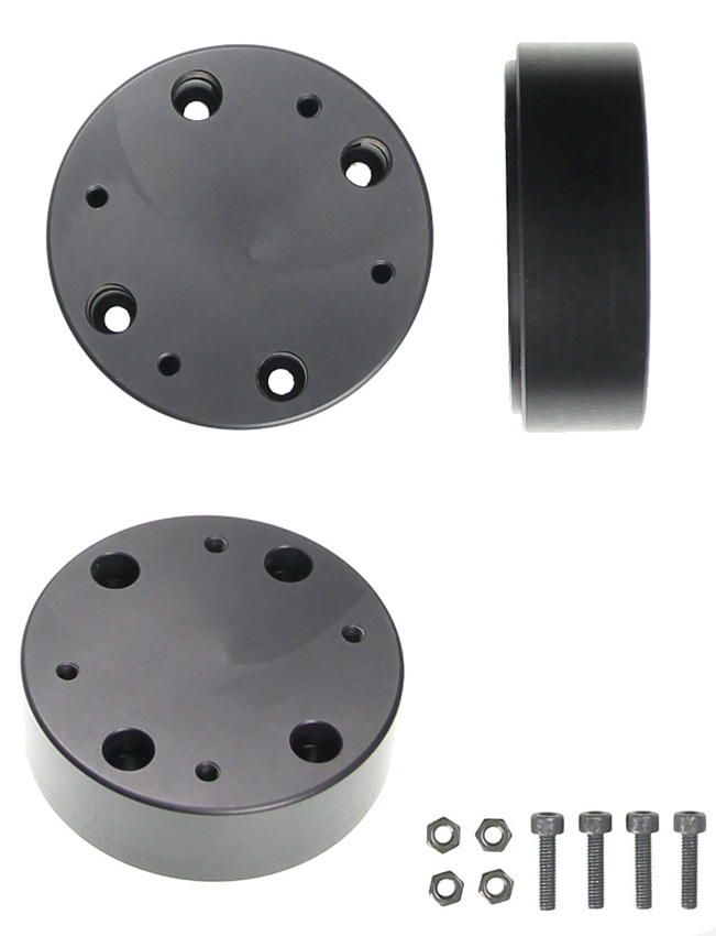 215521 Adapterplatte für Sockelhalter Ø64x22mm, schwenkbar, AMPS 2