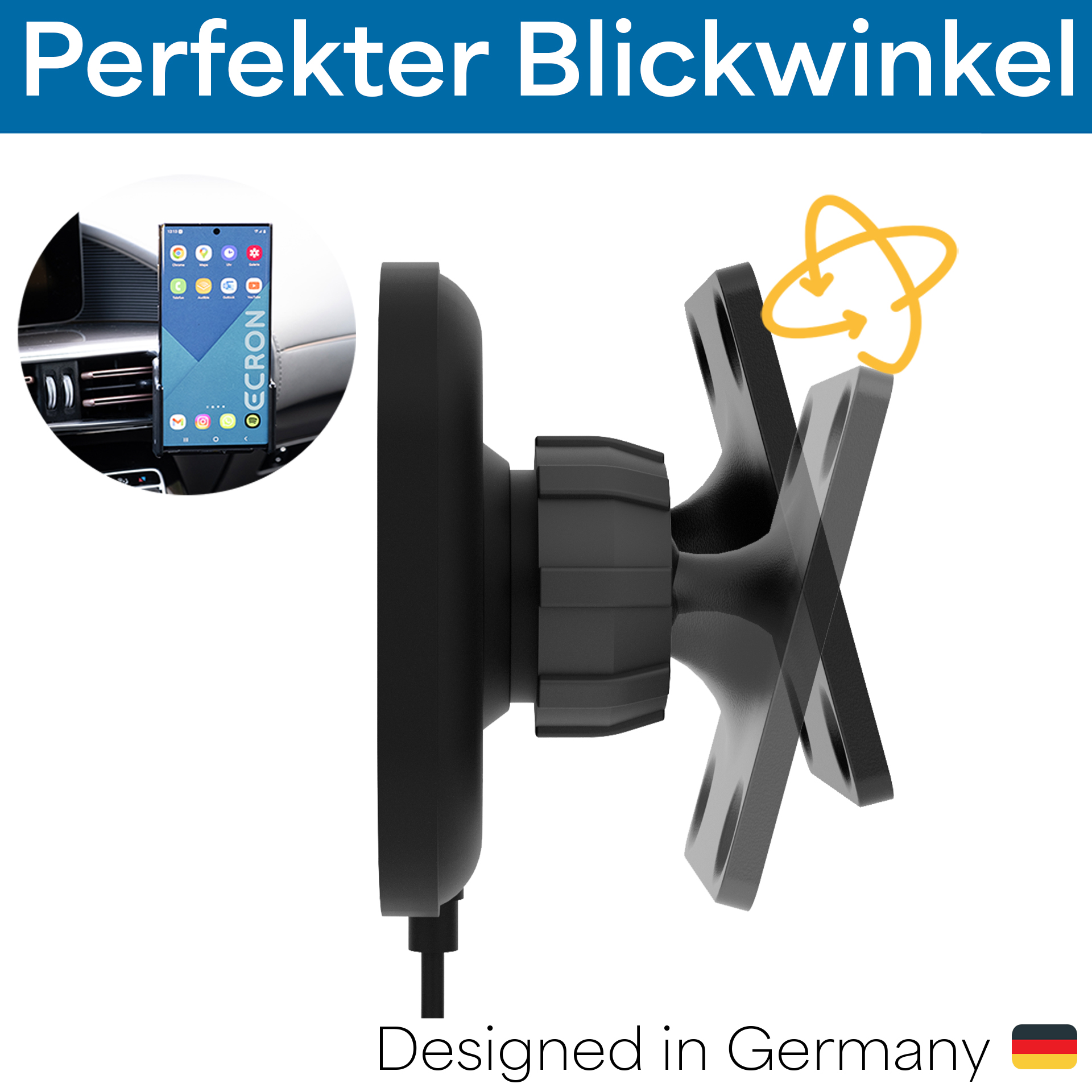 8m2068497227 Wireless Fast Charge 15W Halterung - MagSafe kompatibel 5