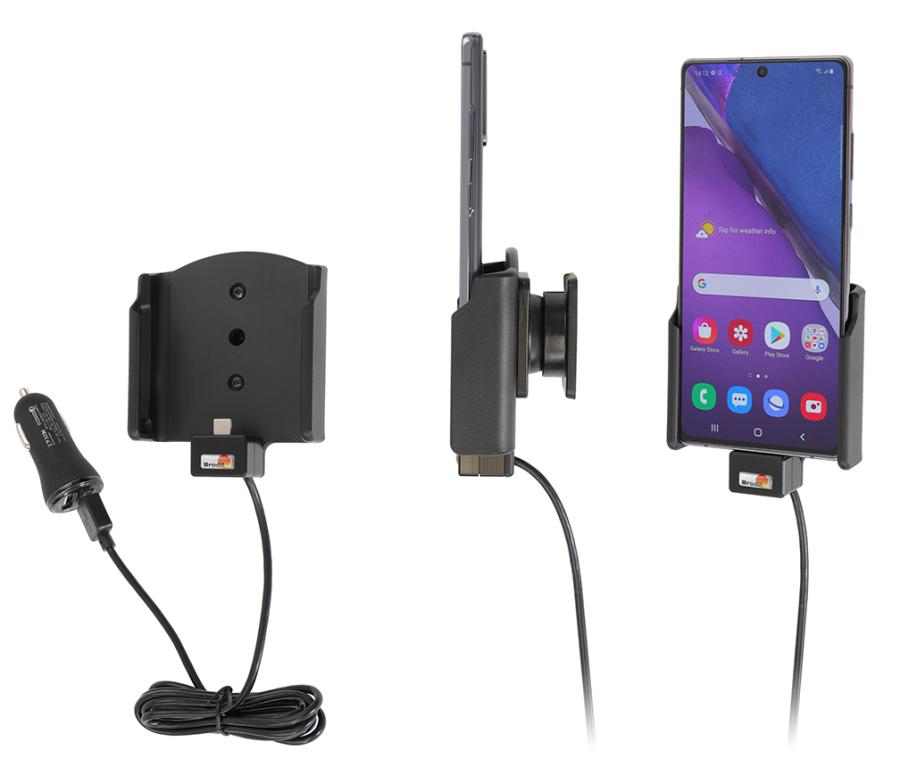721221 Aktiv Halterung mit Zigarettenanzünder-Stecker - Samsung Galaxy Note 20 5G 2