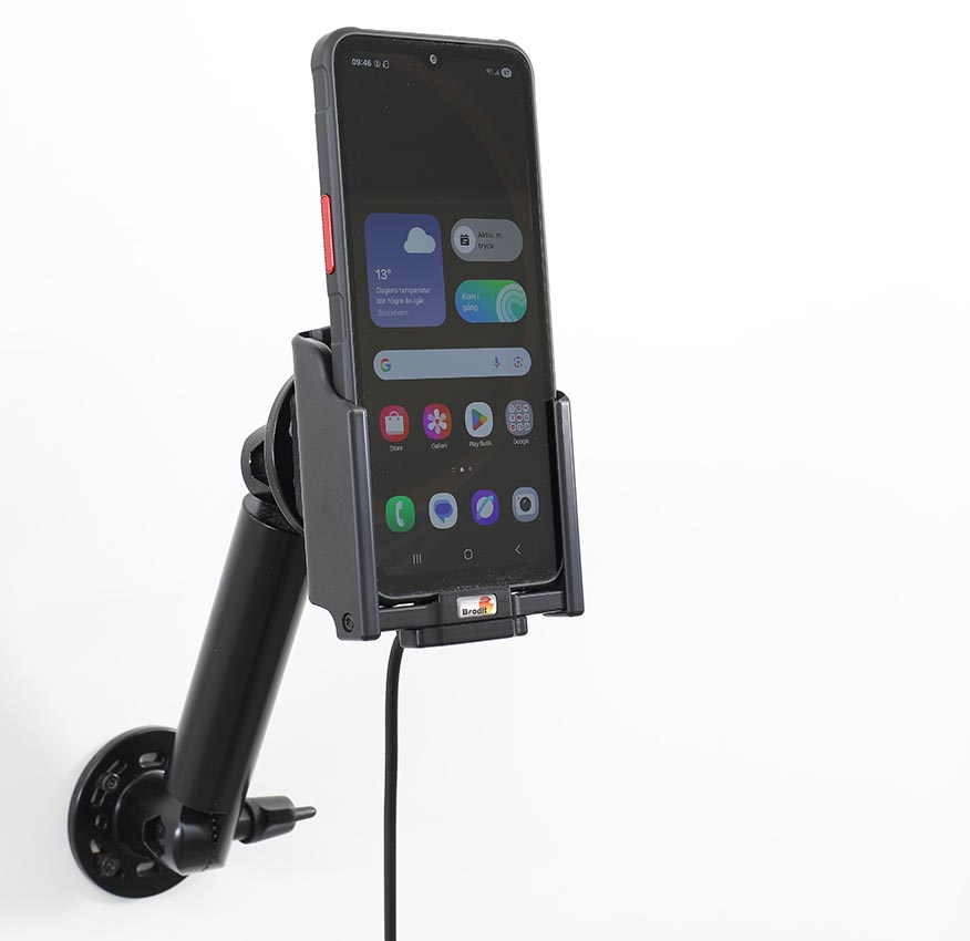 712444 Brodit Aktiv Halterung für Galaxy XCover 7 Pro - Zigarettenanzünder-Adapter 8