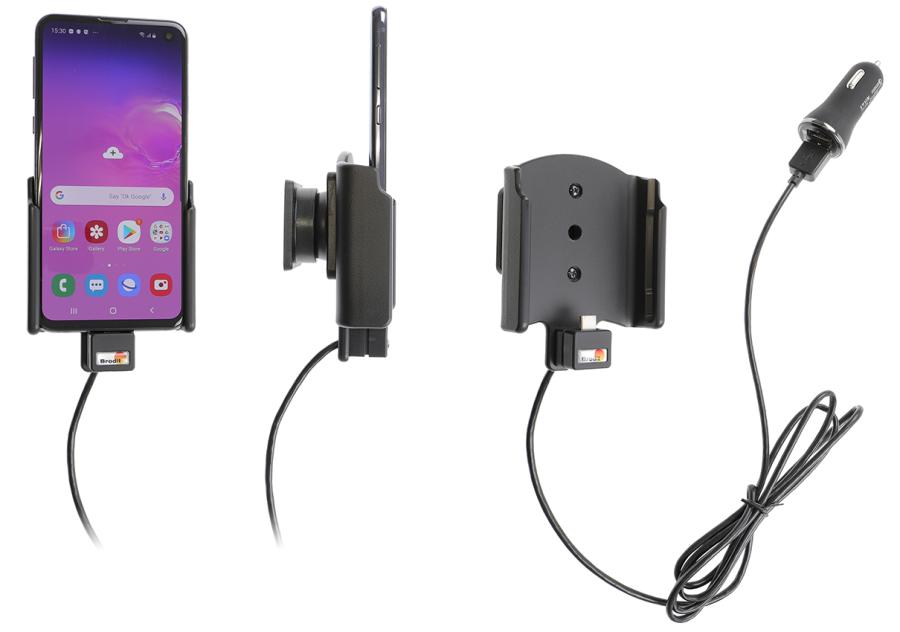 721117 Aktiv Halterung mit Zigarettenanzünder-Stecker - Samsung Galaxy S10e 1