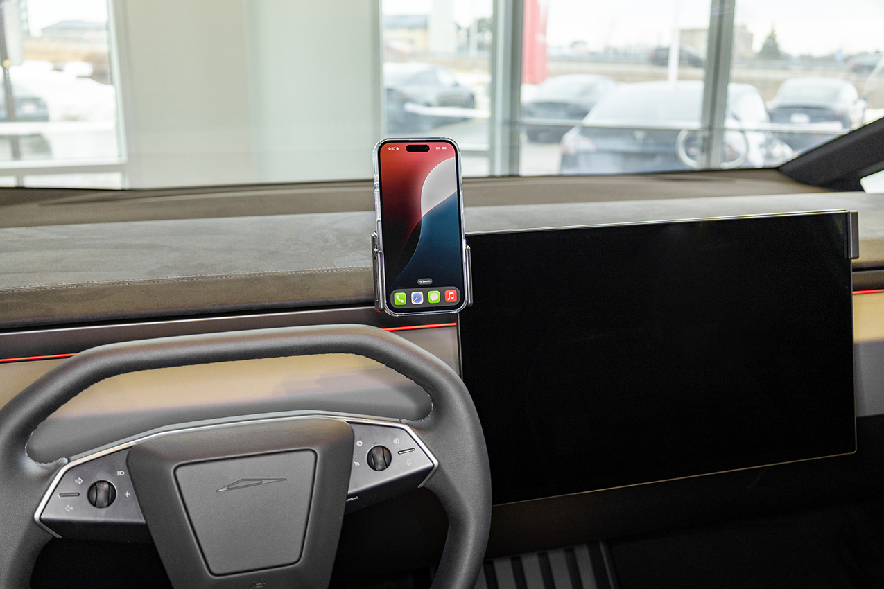 856112 Brodit ProClip für Tesla Cybertruck - Baujahre 2023-2025, Armaturenbrett Mitte 7