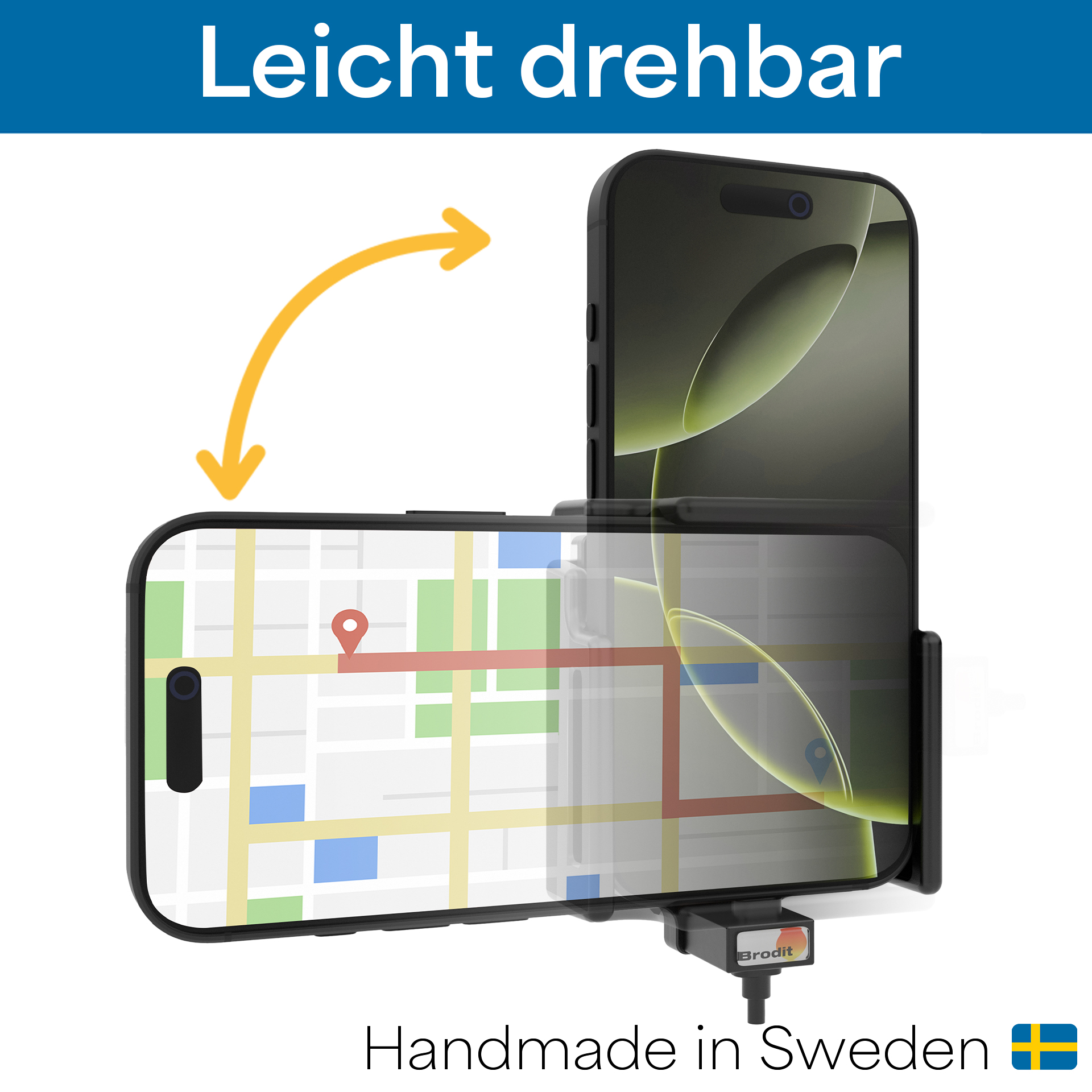 727370 Aktiv Halterung USB-C für Apple iPhone 16/e/Pro, 15/Pro - zum Festeinbau 6