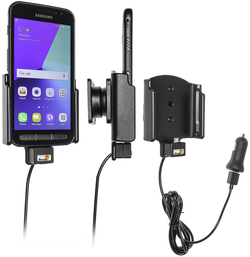 521958 Aktiv Halterung mit Zigarettenanzünder-Stecker - Samsung Galaxy Xcover 4 1