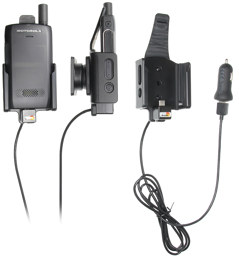 721011 Aktiv Halterung mit USB-Kabel und Zigg-Adapter - Motorola ST7000 1