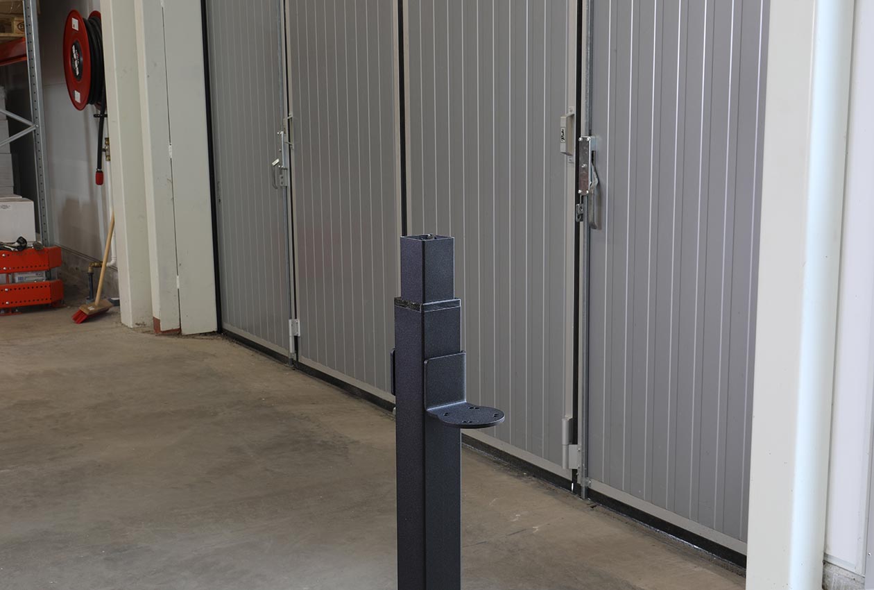 217213 Brodit Montageplatte/Erweiterung für Bodenständer-Profilstange 217210, Modul 10