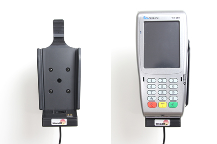 530304 Aktiv Halterung mit Zigarettenanzünder-Stecker - VeriFone VX 680 5