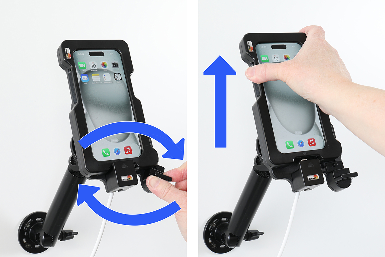 217279 Brodit ModTek Hard Case für Apple iPhone 16 & iPhone 15 4