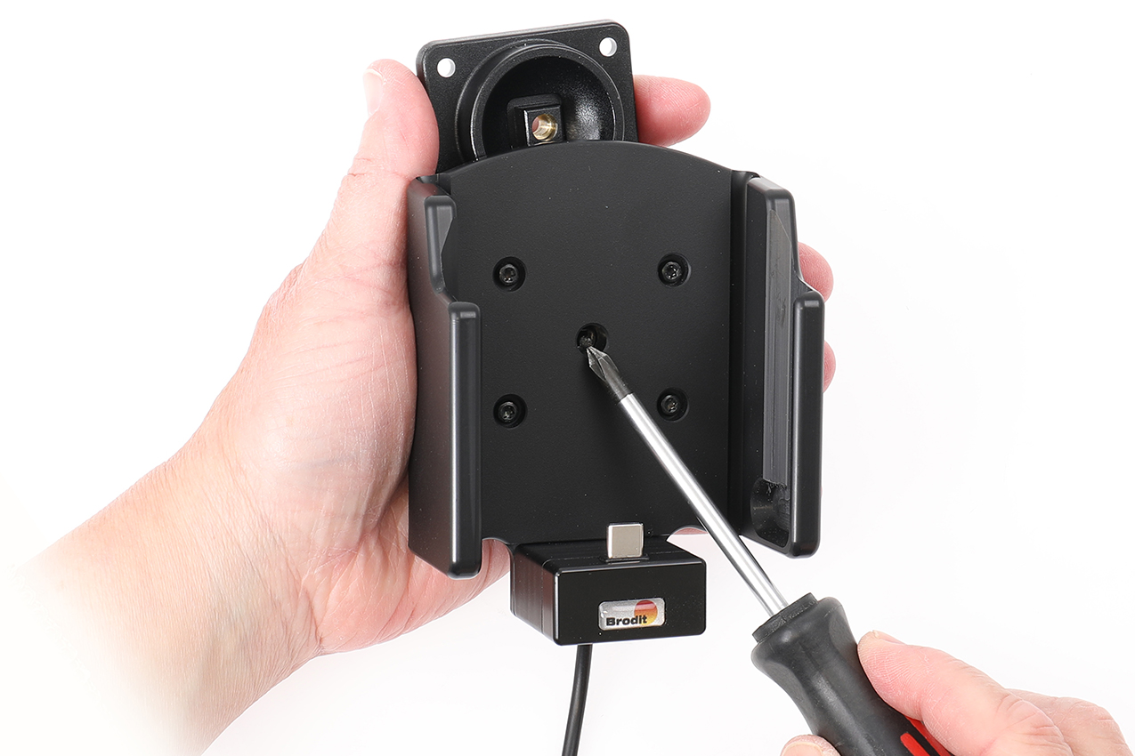 727436 Brodit Aktiv-Halterung für CipherLab RS38 - Festeinbau, USB-C 3