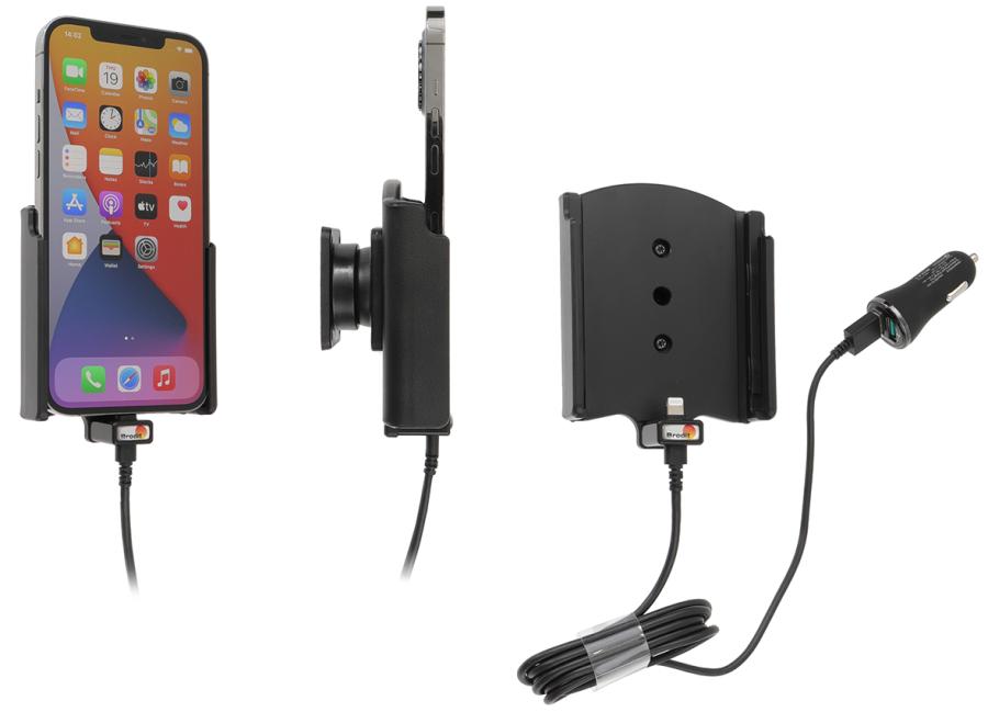 721236 Aktiv Halterung mit Zigarettenanzünder-Stecker - Apple iPhone 12 Pro Max 1