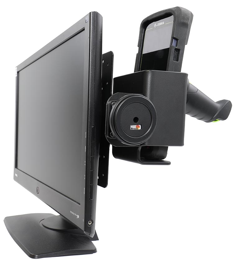 217226 Brodit Monitor-Erweiterungshalterung VESA75/100/vierfach AMPS 10