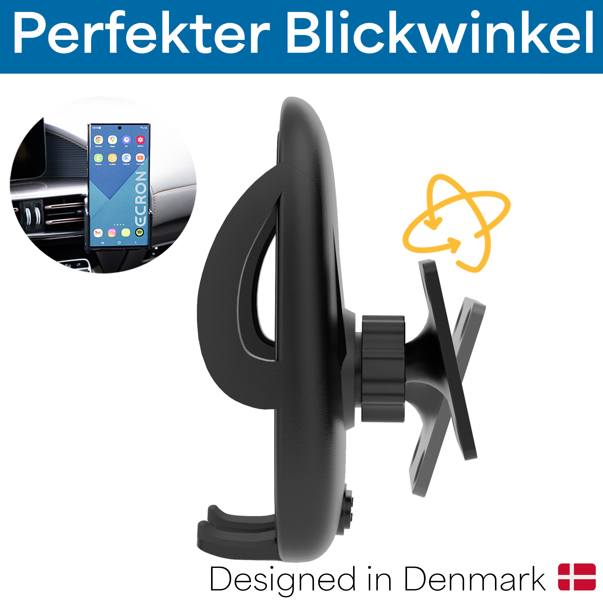 65025 Universalhalter mit Kugelgelenk für alle Smartphones 7