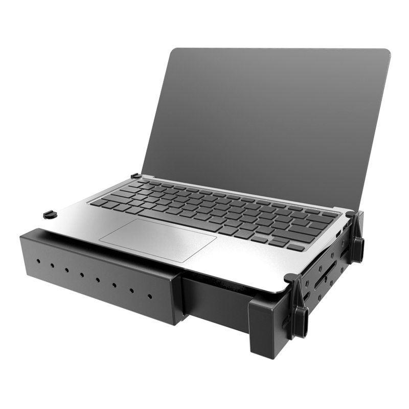 RAM-234-3FL Tough-Tray Universal-Halteschale für Laptops 10"-16" mit flachen Spannarmen 2