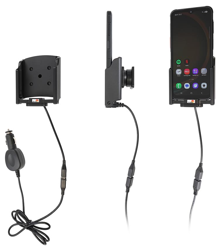 712444 Brodit Aktiv Halterung für Galaxy XCover 7 Pro - Zigarettenanzünder-Adapter 2