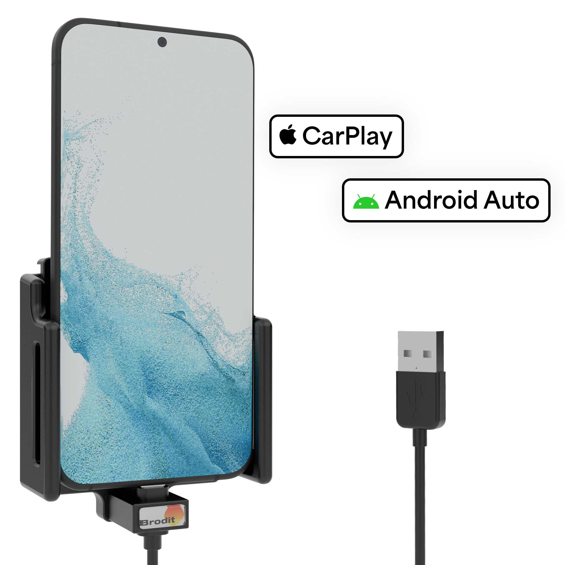 521841 Aktiv Halterung mit Zigarettenanzünder-Stecker 2