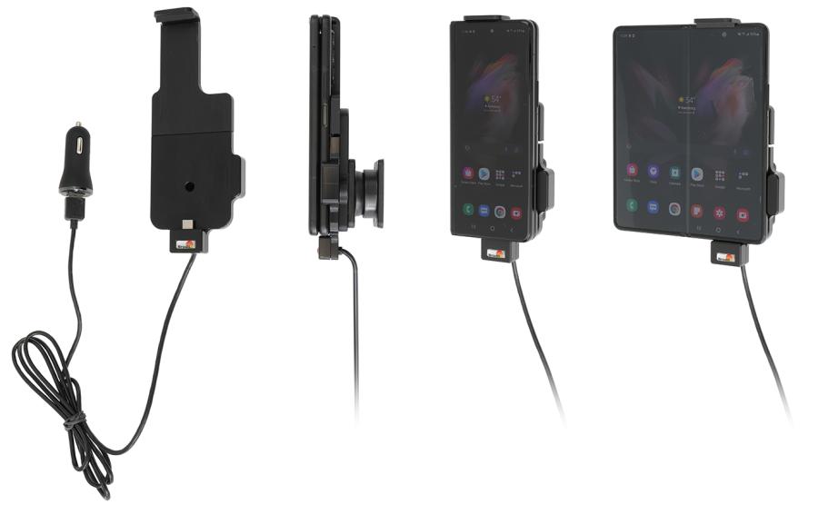 721327 Aktiv Halterung mit USB-Kabel und Zigg-Adapter - Samsung Galaxy Z Fold4 5G 2