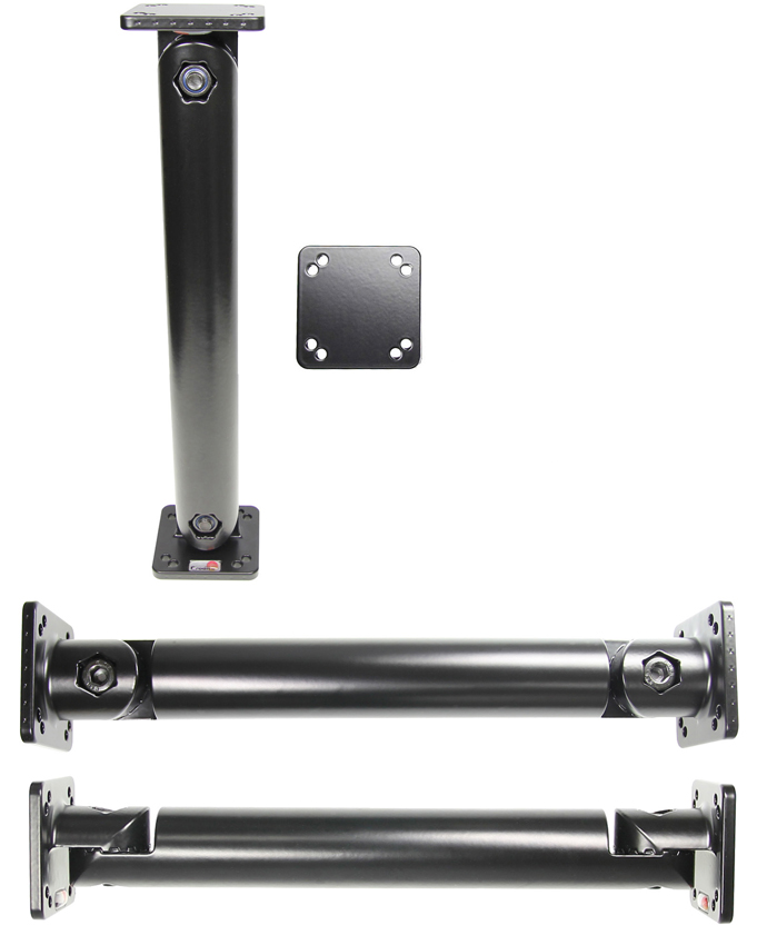 215550 HD Zahngelenkarm 10”, 264 mm, Große Zähne, Montageplatte AMPS 3