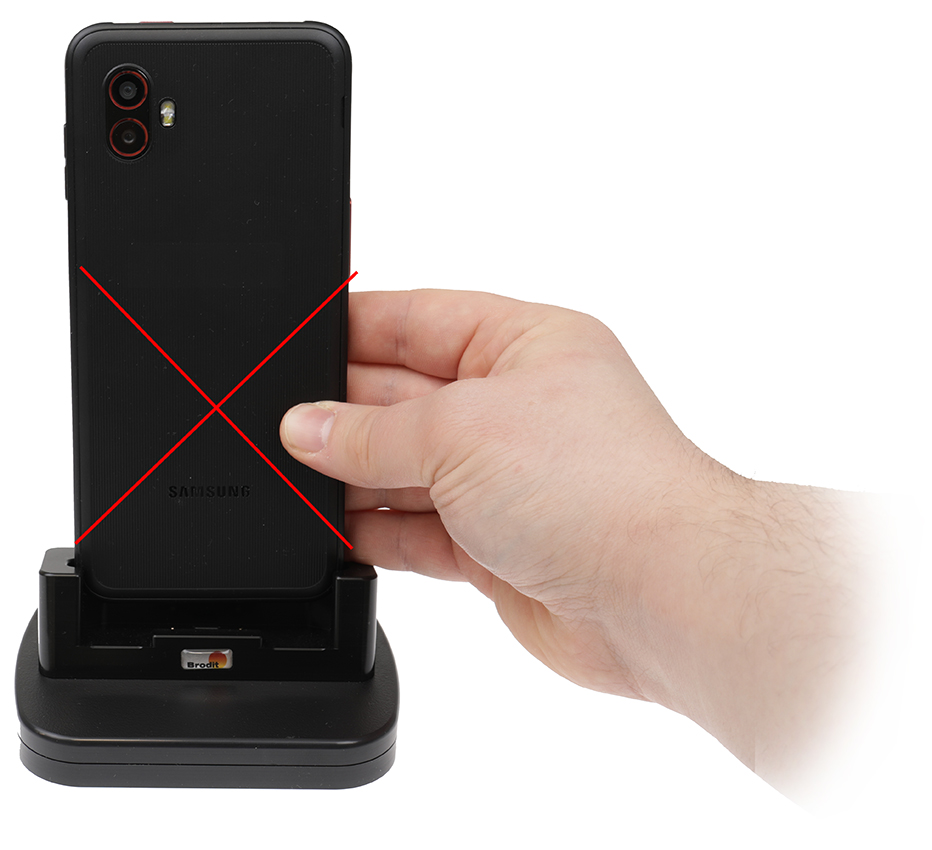 216370 Tisch Stand für Samsung Galaxy Xcover 6 Pro 4