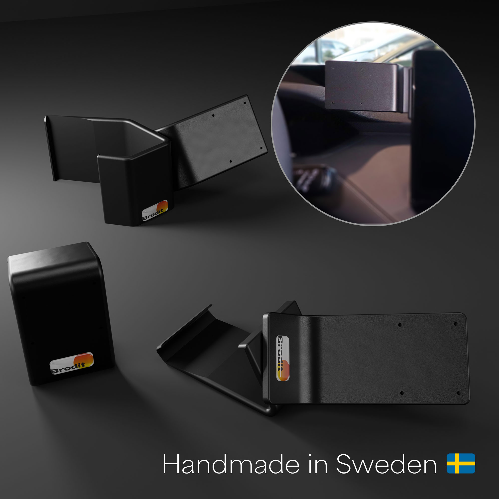 856177 Brodit ProClip für Skoda Octavia IV Baujahr 2020-25, Armaturenbrett Mitte 0