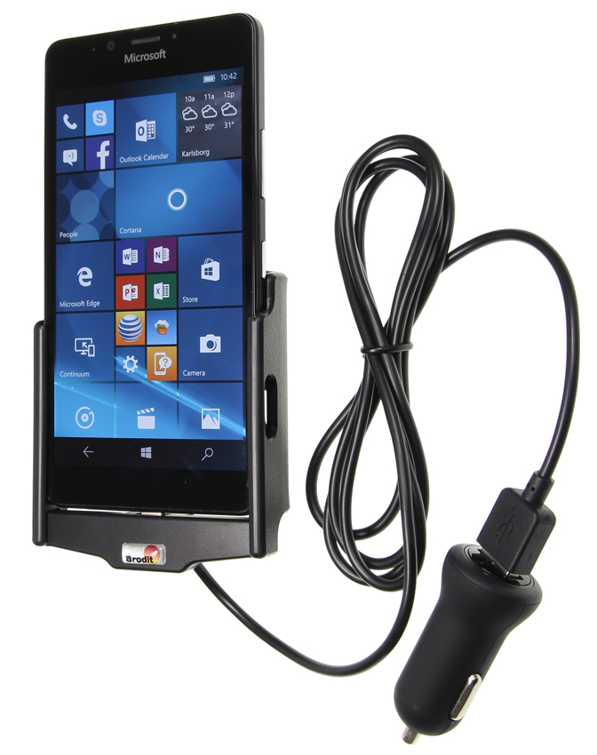 521829 Aktiv Halterung mit Zigarettenanzünder-Stecker - Microsoft Lumia 950 2