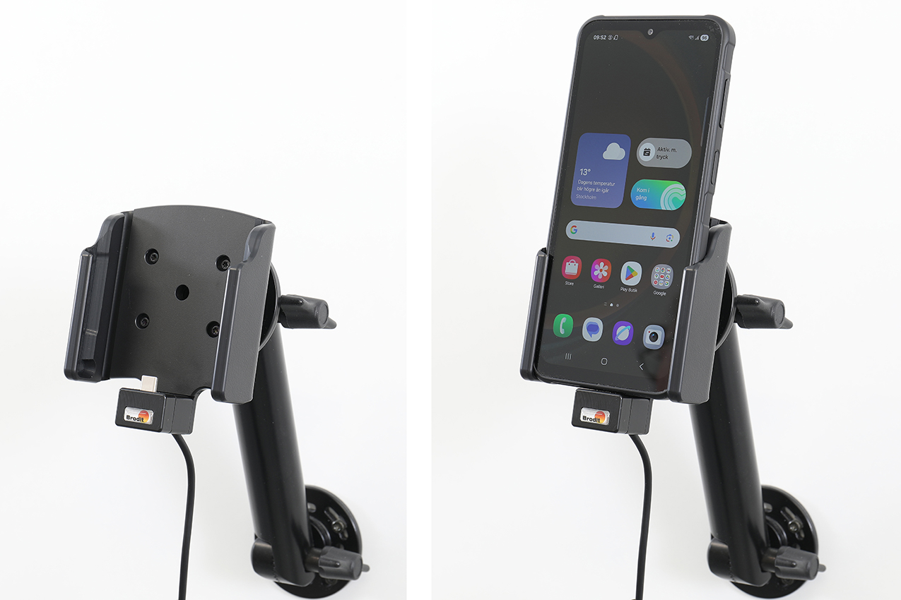727443 Brodit Aktiv Halterung für Samsung Galaxy XCover 7 Pro - für Festeinbau 5